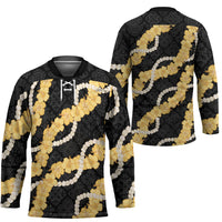 Aloha Melemele Hibiscus Pikake Lei Hockey Jersey Hawaiian Quilt Pattern