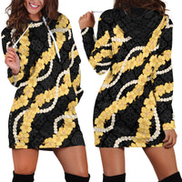 Aloha Melemele Hibiscus Pikake Lei Hoodie Dress Hawaiian Quilt Pattern