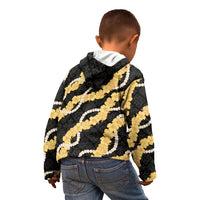 Aloha Melemele Hibiscus Pikake Lei Kid Hoodie Hawaiian Quilt Pattern