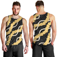 Aloha Melemele Hibiscus Pikake Lei Men Tank Top Hawaiian Quilt Pattern