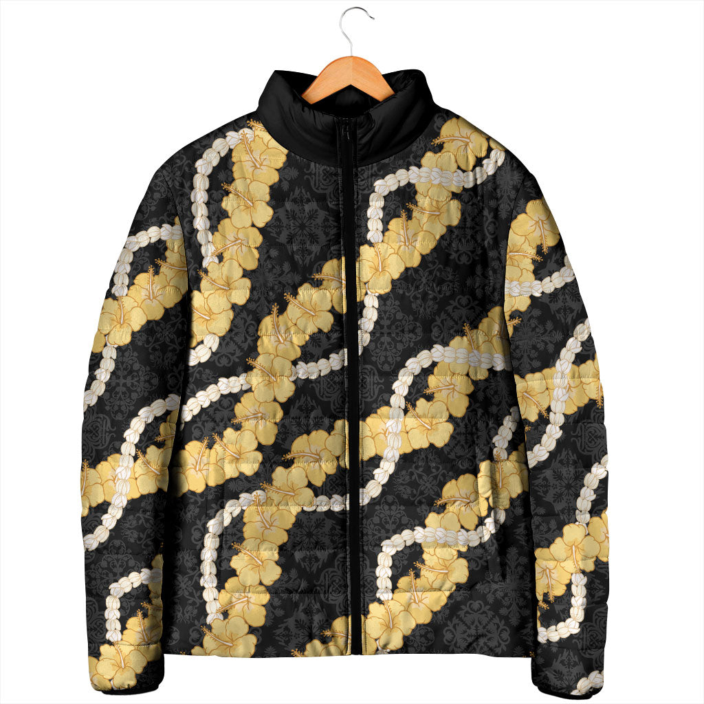 Aloha Melemele Hibiscus Pikake Lei Padded Jacket Hawaiian Quilt Pattern