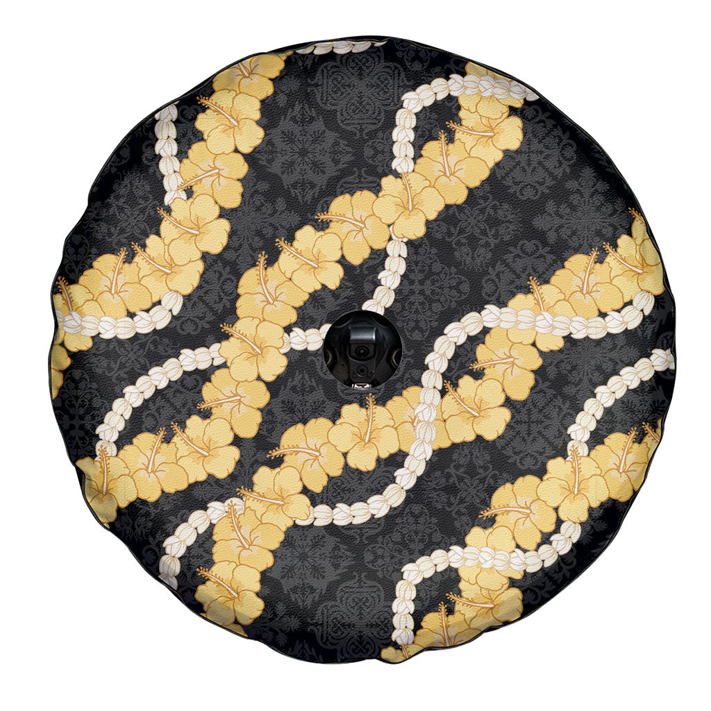Aloha Melemele Hibiscus Pikake Lei Spare Tire Cover Hawaiian Quilt Pattern