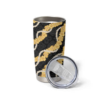 Aloha Melemele Hibiscus Pikake Lei Tumbler Cup Hawaiian Quilt Pattern