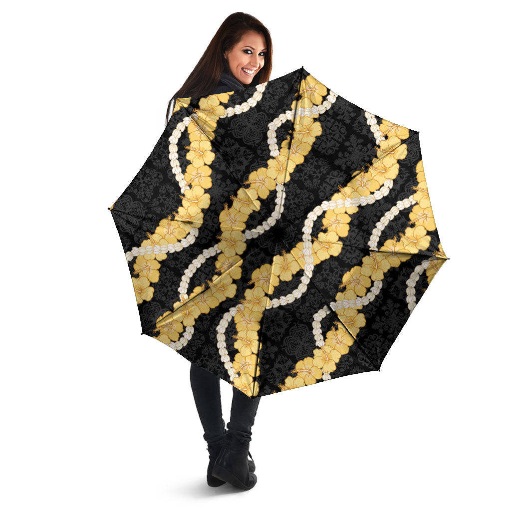 Aloha Melemele Hibiscus Pikake Lei Umbrella Hawaiian Quilt Pattern