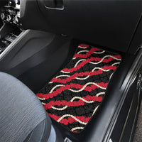 Aloha Ula'ula Hibiscus Pikake Lei Car Mats Hawaiian Quilt Pattern