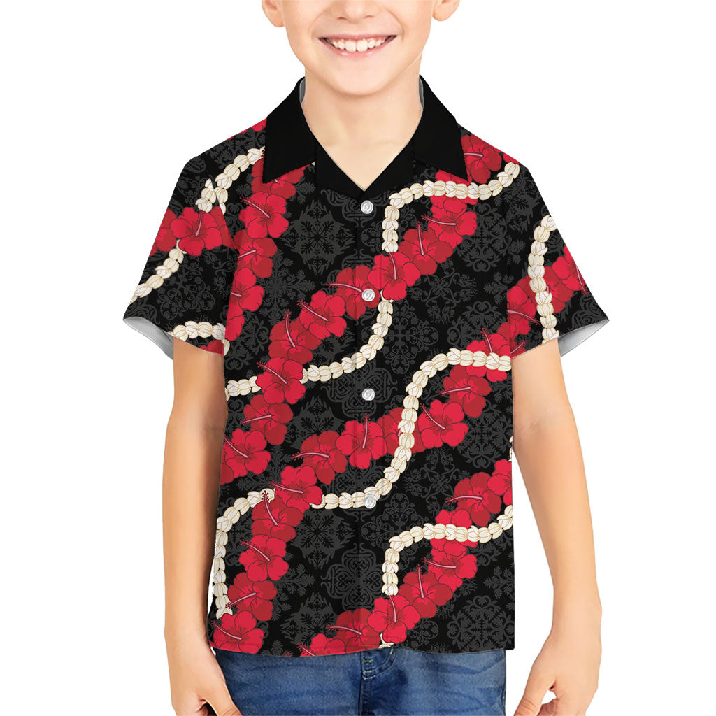 Aloha Ula'ula Hibiscus Pikake Lei Family Matching Long Sleeve Bodycon Dress and Hawaiian Shirt Hawaiian Quilt Pattern