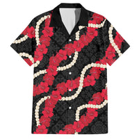 Aloha Ula'ula Hibiscus Pikake Lei Hawaiian Shirt Hawaiian Quilt Pattern