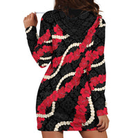 Aloha Ula'ula Hibiscus Pikake Lei Hoodie Dress Hawaiian Quilt Pattern