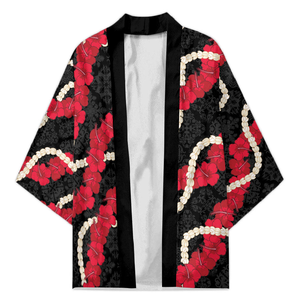 Aloha Ula'ula Hibiscus Pikake Lei Kimono Hawaiian Quilt Pattern