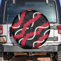 Aloha Ula'ula Hibiscus Pikake Lei Spare Tire Cover Hawaiian Quilt Pattern