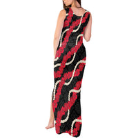 Aloha Ula'ula Hibiscus Pikake Lei Tank Maxi Dress Hawaiian Quilt Pattern