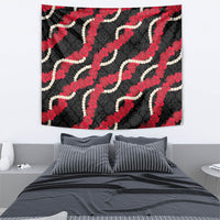 Aloha Ula'ula Hibiscus Pikake Lei Tapestry Hawaiian Quilt Pattern