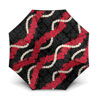 Aloha Ula'ula Hibiscus Pikake Lei Umbrella Hawaiian Quilt Pattern