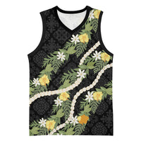 Puakenikeni Anthurium Pikake Lei Basketball Jersey Hawaiian Quilt Pattern