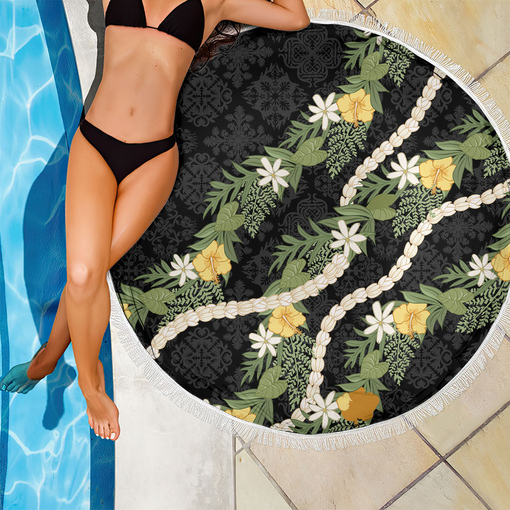 Puakenikeni Anthurium Pikake Lei Beach Blanket Hawaiian Quilt Pattern