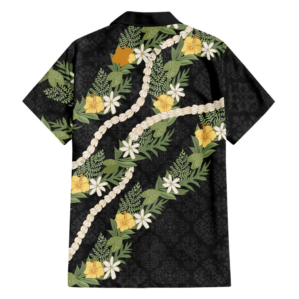 Puakenikeni Anthurium Pikake Lei Family Matching Puletasi and Hawaiian Shirt Hawaiian Quilt Pattern