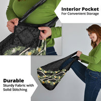 Puakenikeni Anthurium Pikake Lei Grocery Bag Hawaiian Quilt Pattern
