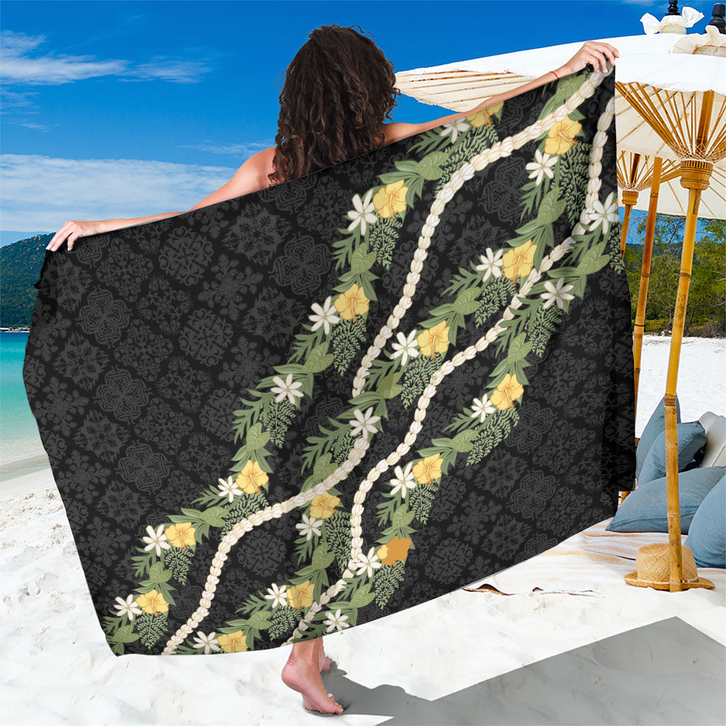 Puakenikeni Anthurium Pikake Lei Sarong Hawaiian Quilt Pattern