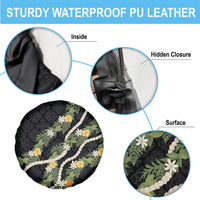 Puakenikeni Anthurium Pikake Lei Spare Tire Cover Hawaiian Quilt Pattern
