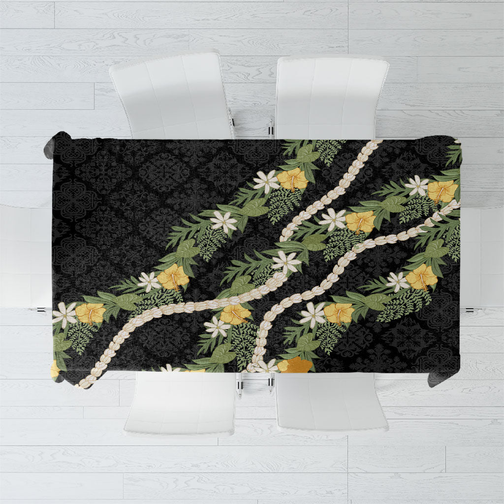 Puakenikeni Anthurium Pikake Lei Tablecloth Hawaiian Quilt Pattern