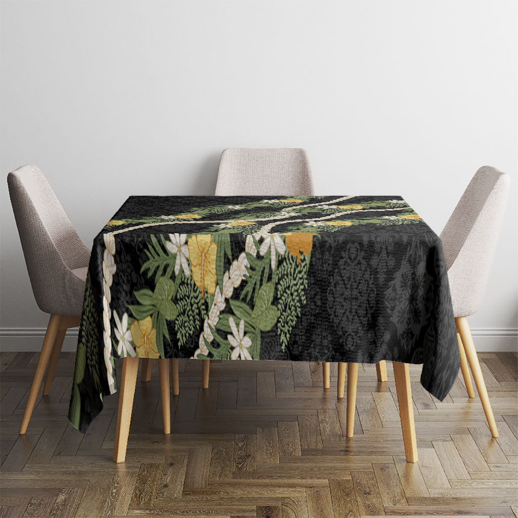 Puakenikeni Anthurium Pikake Lei Tablecloth Hawaiian Quilt Pattern