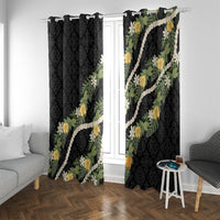 Puakenikeni Anthurium Pikake Lei Window Curtain Hawaiian Quilt Pattern