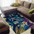 Plumeria Turtles Traditional Tribal Area Rug