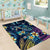 Plumeria Turtles Traditional Tribal Area Rug