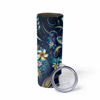 Plumeria Turtles Traditional Tribal Skinny Tumbler LT9 - Polynesian Pride