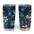 Plumeria Turtles Traditional Tribal Tumbler Cup