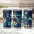 Plumeria Turtles Traditional Tribal Tumbler Cup