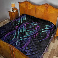 Personalised Your Story Isn't Over Quilt Suicide Prevention Awareness Semicolon Heart