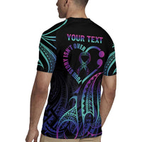 Personalised Your Story Isn't Over Rugby Jersey Suicide Prevention Awareness Semicolon Heart