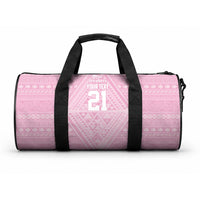 Custom New Zealand Basketball Indigenous Duffle Bag LT9 One size Pink - Polynesian Pride