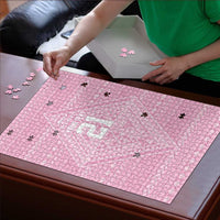 Custom New Zealand Basketball Indigenous Puzzle - Polynesian Pride