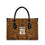 Custom Basketball New Zealand Leather Bag Gold Maori Ta Moko Indigenous - Polynesian Pride