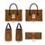Custom Basketball New Zealand Leather Bag Gold Maori Ta Moko Indigenous - Polynesian Pride