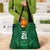 Custom Basketball New Zealand Grocery Bag Green Maori Ta Moko Indigenous - Polynesian Pride