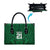 Custom Basketball New Zealand Leather Bag Green Maori Ta Moko Indigenous - Polynesian Pride