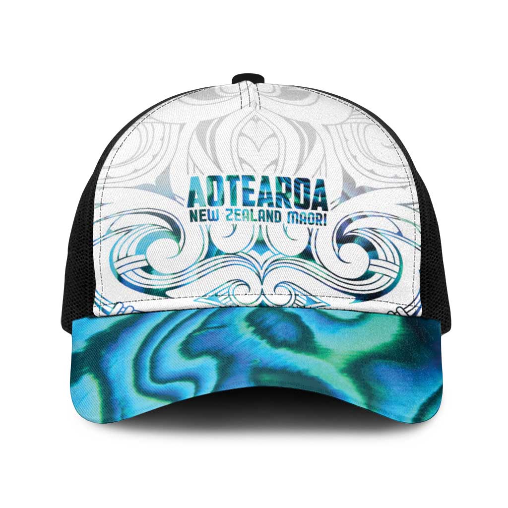 New Zealand Aotearoa Baseball Net Cap Maori Papua Shell Indigenous - Polynesian Pride