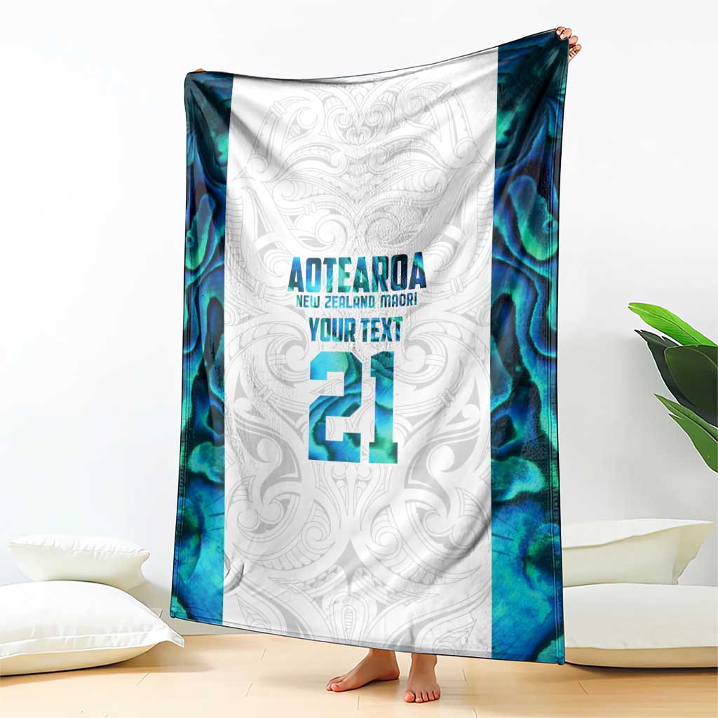 Custom New Zealand Aotearoa Blanket Maori Paua Shell Indigenous - Polynesian Pride