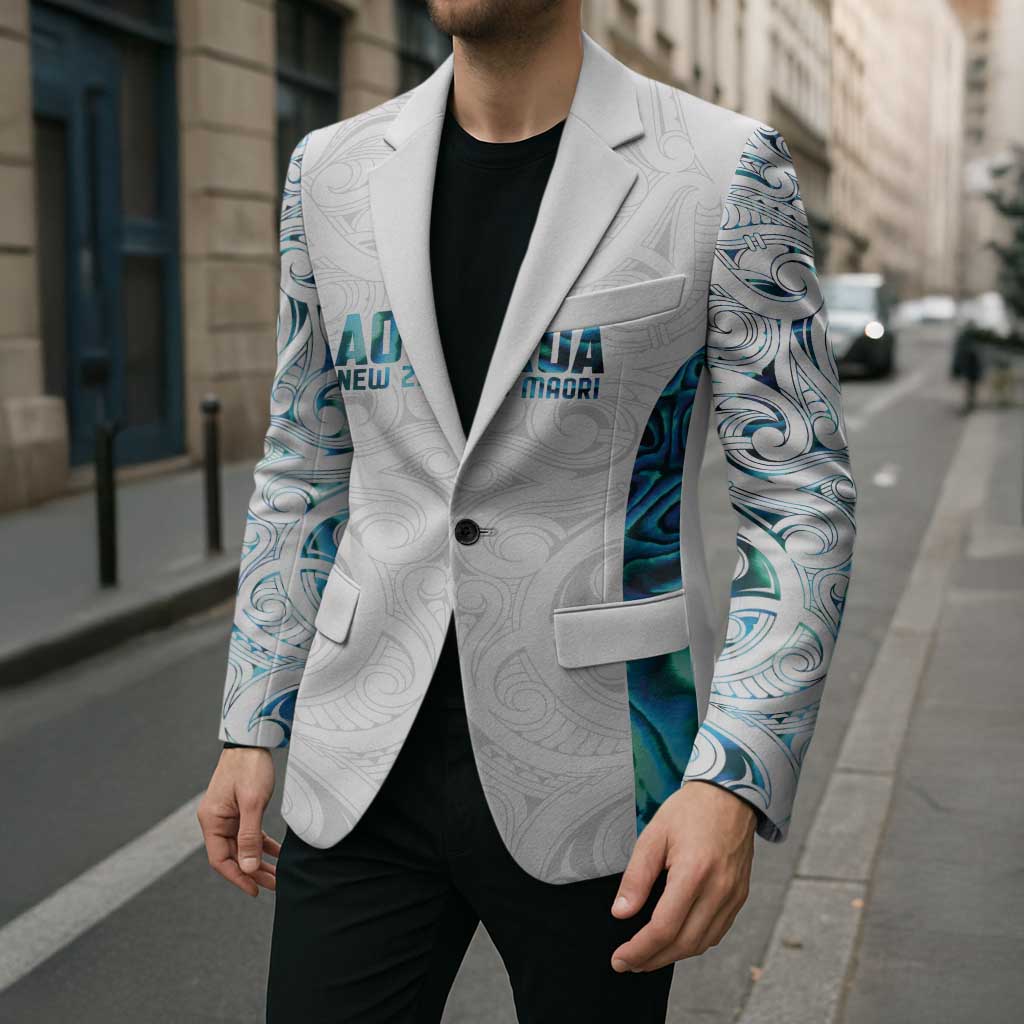 Custom New Zealand Aotearoa Blazer Maori Paua Shell Indigenous LT9 - Polynesian Pride