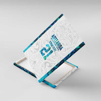 Custom New Zealand Aotearoa Canvas Wall Art Maori Paua Shell Indigenous - Polynesian Pride