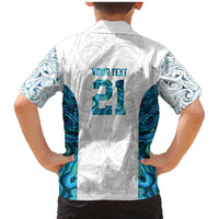 Custom New Zealand Aotearoa Family Matching Mermaid Dress and Hawaiian Shirt Maori Paua Shell Indigenous - Polynesian Pride