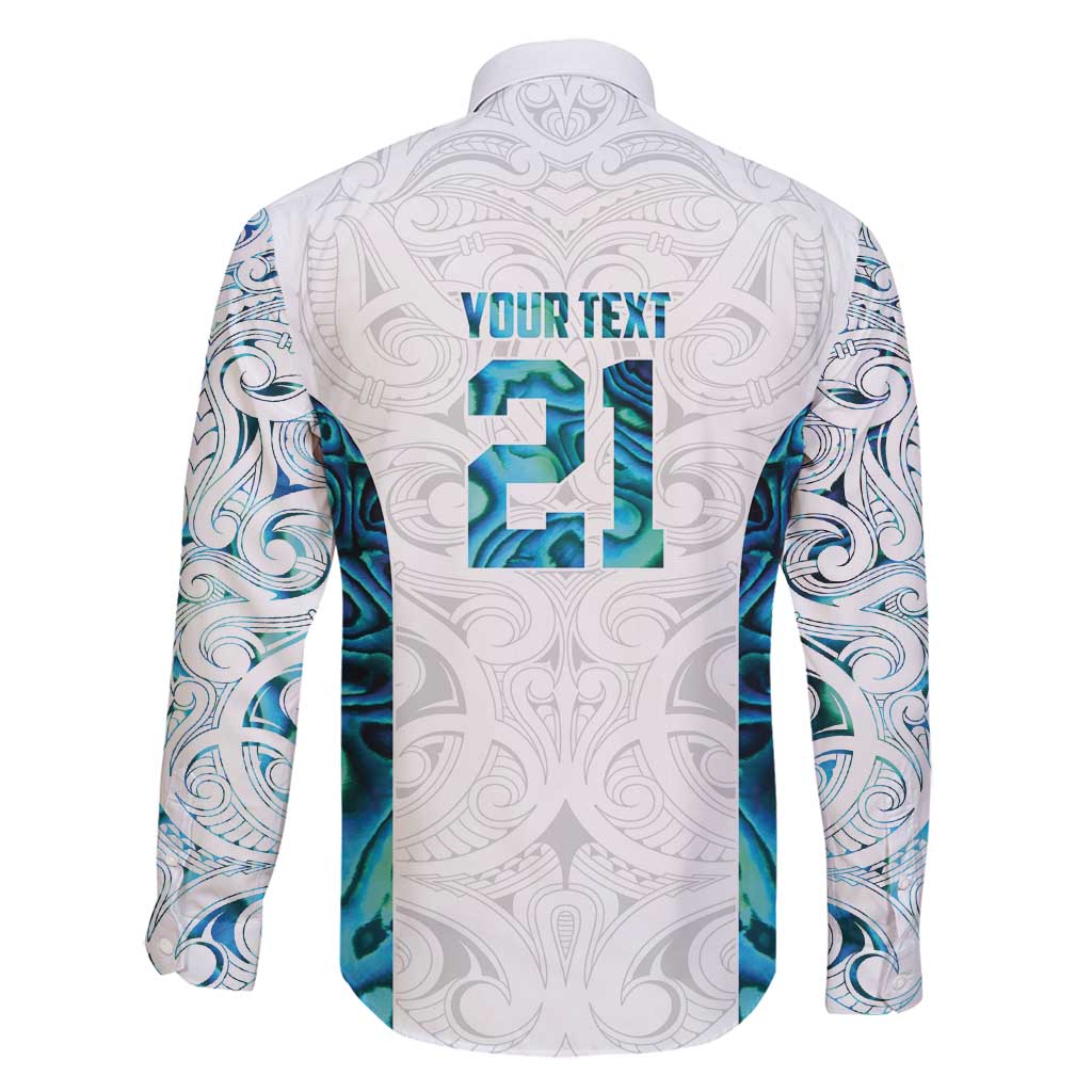 Custom New Zealand Aotearoa Family Matching Mermaid Dress and Hawaiian Shirt Maori Paua Shell Indigenous - Polynesian Pride