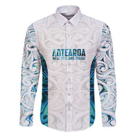 Custom New Zealand Aotearoa Family Matching Puletasi and Hawaiian Shirt Maori Paua Shell Indigenous - Polynesian Pride