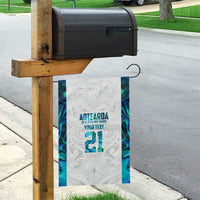 Custom New Zealand Aotearoa Garden Flag Maori Paua Shell Indigenous - Polynesian Pride