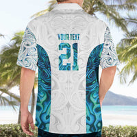 Custom New Zealand Aotearoa Hawaiian Shirt Maori Paua Shell Indigenous - Polynesian Pride