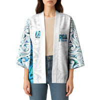 Custom New Zealand Aotearoa Kimono Maori Paua Shell Indigenous LT9 - Polynesian Pride