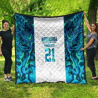 Custom New Zealand Aotearoa Quilt Maori Paua Shell Indigenous - Polynesian Pride